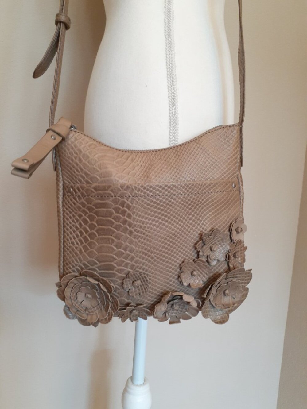 Frye Melissa Floral Leather Crossbody Bag